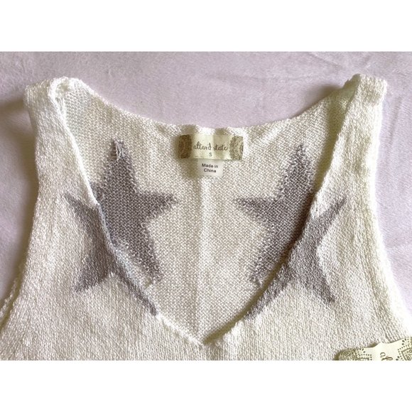 Altar'd State Cream Tank Top Knit Sweater Size S - Picture 10 of 12